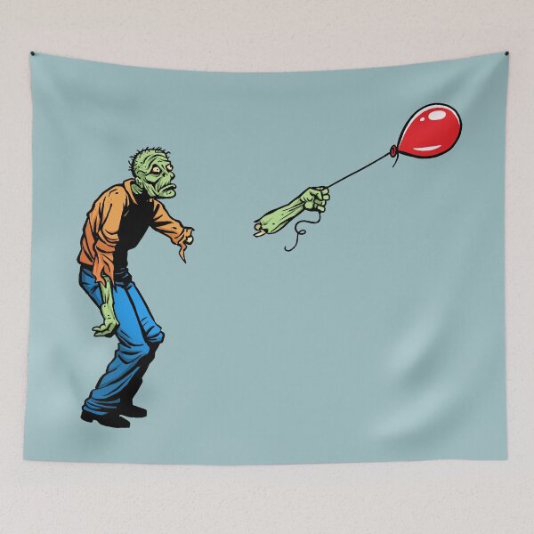 Item preview, Sad Zombie with Balloon designed and sold by AngelRobot.