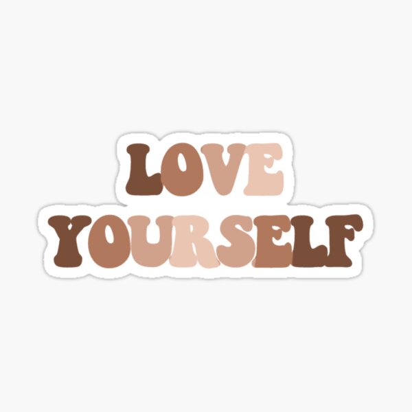 LOVE YOURSELF ❤ Stickers muraux