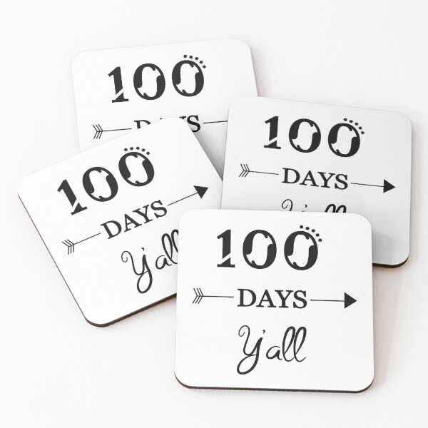 Item preview, 100 Days Y'all Teacher or Student 100th Day of school stickers designed and sold by Perlashop1.