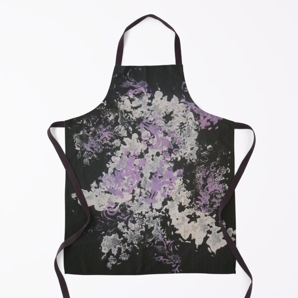 Item preview, Flowery White and Lavender on Black designed and sold by mary81.
