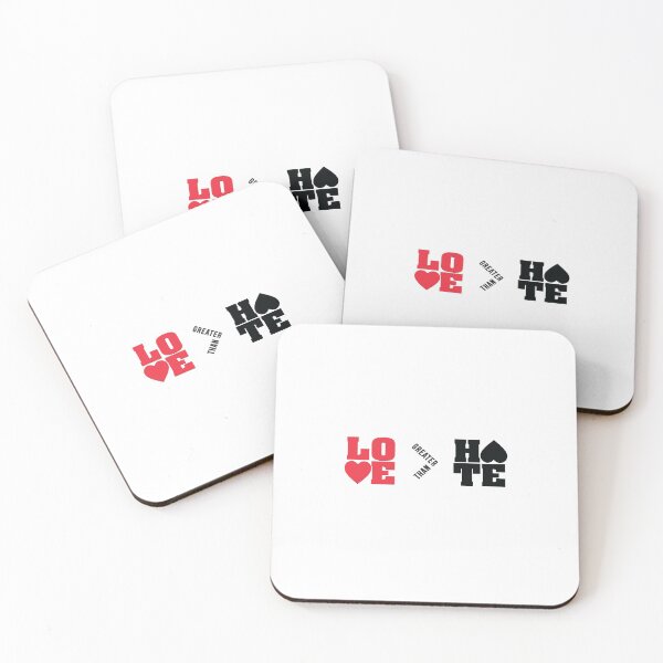 Item preview, Love Greater Than Hate - Love > Hate humor Gift designed and sold by ZETTIF ⭐⭐⭐⭐⭐.