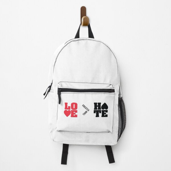 Item preview, Love Greater Than Hate - Love > Hate humor Gift designed and sold by ZETTIF ⭐⭐⭐⭐⭐.