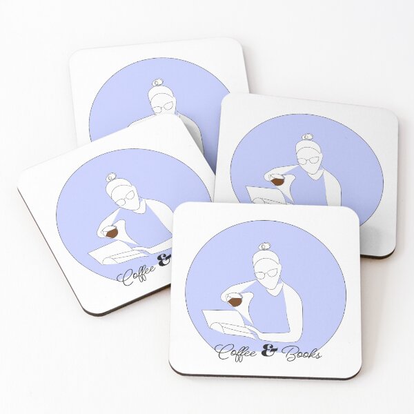 Item preview, Coffee and books  designed and sold by Gabrielle Freitas.