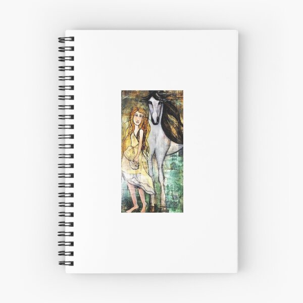 Item preview, girl and horse designed and sold by Kay Richoux.