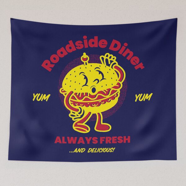 Item preview, Roadside Diner designed and sold by SoloDesignArt.