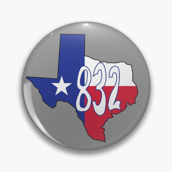 Item preview, Hand Drawn Texas Flag 832 Area Code designed and sold by itsrturn.