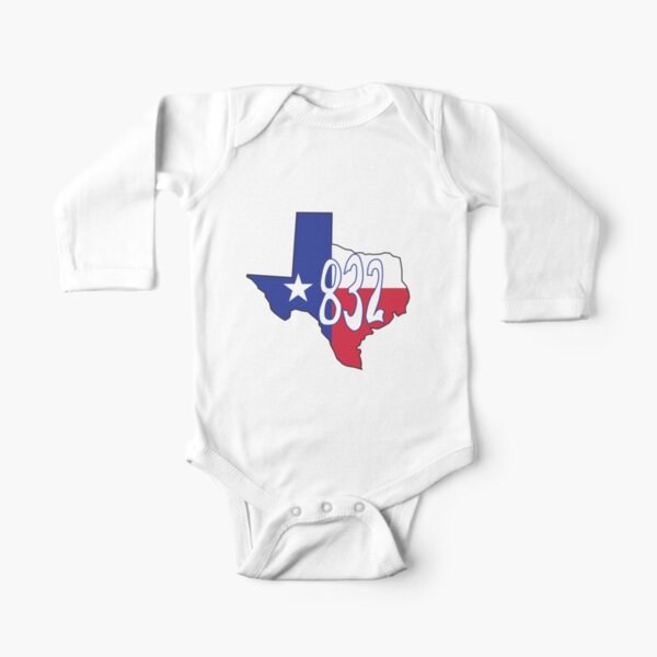 Hand Drawn Texas Sunflower 2 Area Code Baby One Piece By Itsrturn Redbubble
