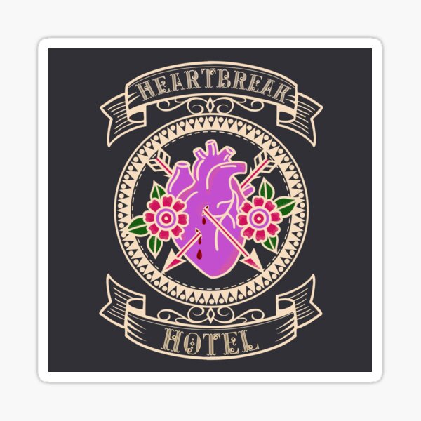 Hearts Club - Heartbreak Hotel Sticker