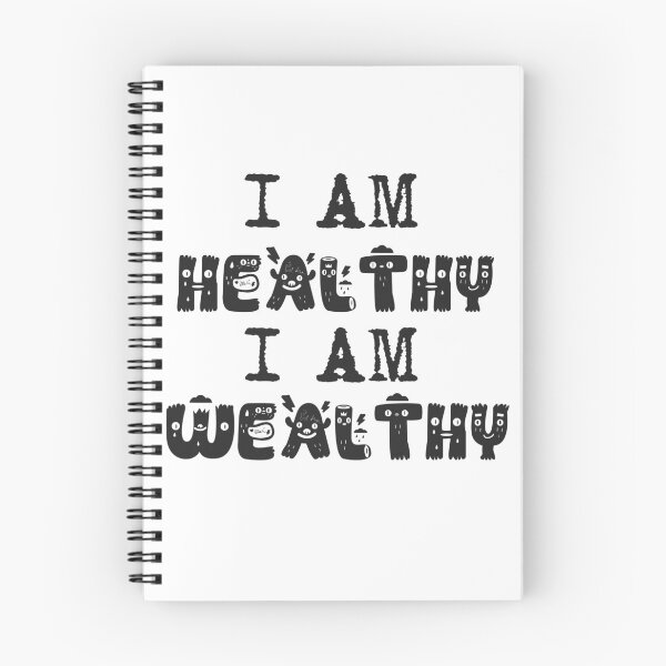 Item preview, I Am Healthy I Am Wealthy designed and sold by KrisAng.