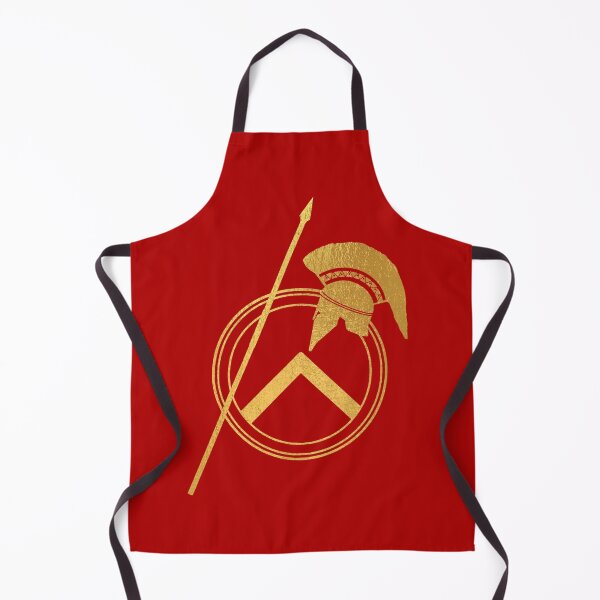 Item preview, Spear, shield, and helmet (2) (on red) designed and sold by DotorEaon.