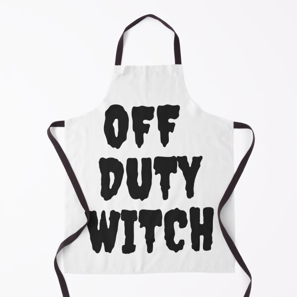 Item preview, Off Duty Witch Large Horror Spooky Font Block Print Design designed and sold by LittleIconShop.