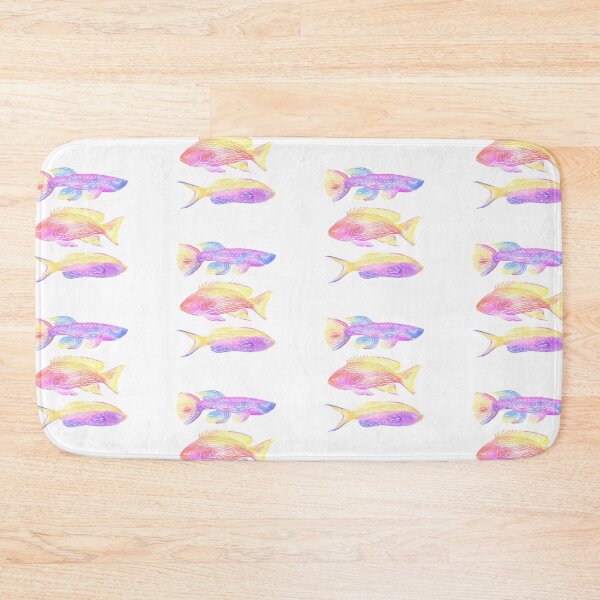 Item preview, water colour fish designed and sold by Jnwodo.