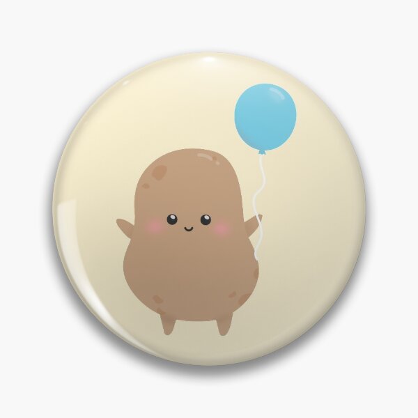Item preview, Potato with a balloon designed and sold by jjilldoodles.