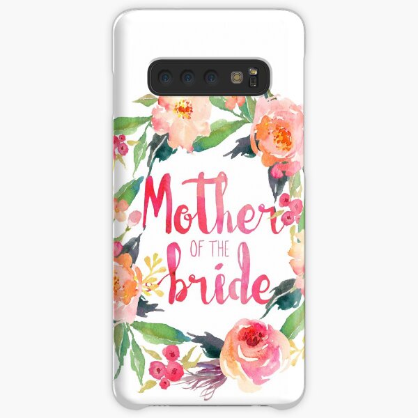 Mother Of The Bride Watercolor Roses Samsung Galaxy Snap Case