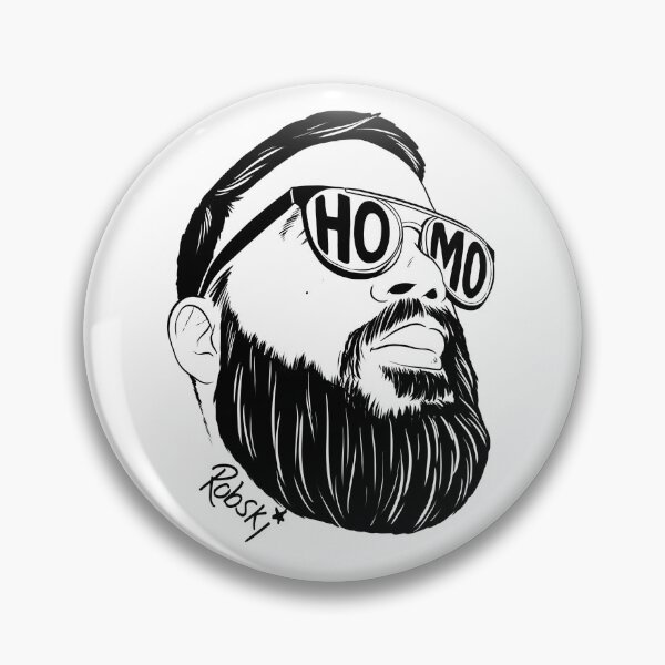 Item preview, KID FØSTER HOMO - black lines designed and sold by RobskiArt.