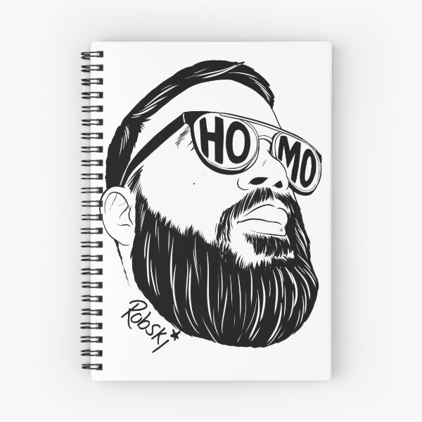 Item preview, KID FØSTER HOMO - black lines designed and sold by RobskiArt.