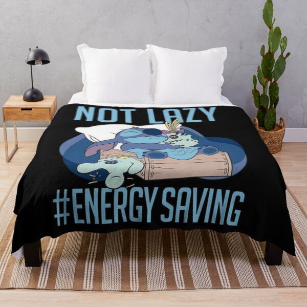Stitch Not Lazy DreamscapesbyTeresa Throw Blanket