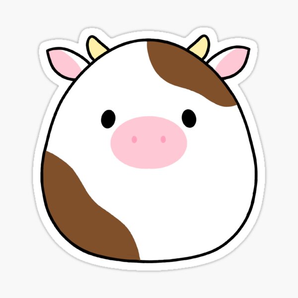 squishmallow cow brown