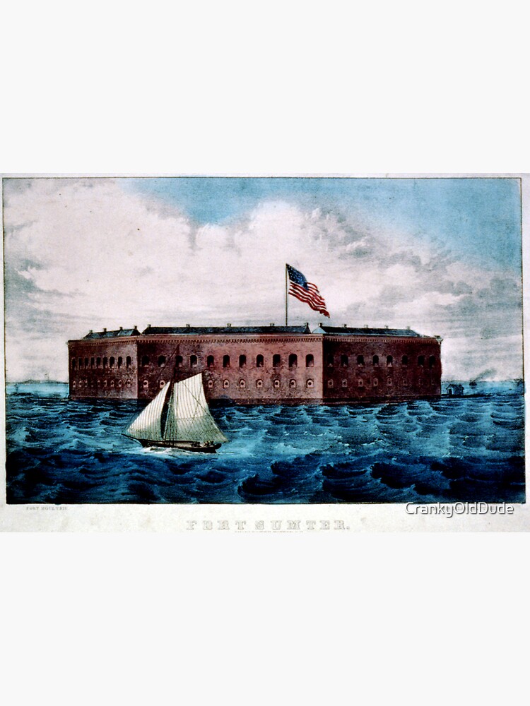 Fort Sumter - Charleston Harbor, S.C. - 1870 by CrankyOldDude