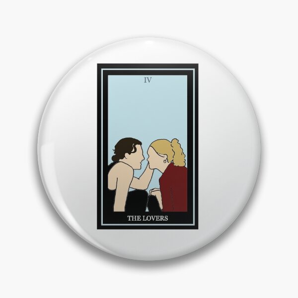 Item preview, 10 Things Tarot Card The Lovers designed and sold by geekassgirl.