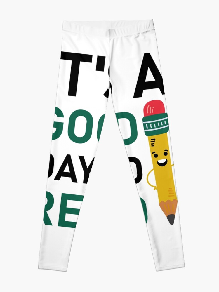 Discover It's A Good Day To Read Teacher School Librarian Book Lover Leggings