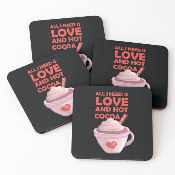 Item preview, All I need is love and hot cocoa designed and sold by DarrriaDesign.