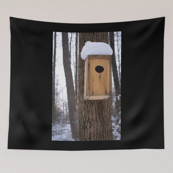 Item preview, Snowy Bird House designed and sold by JmanInABox.