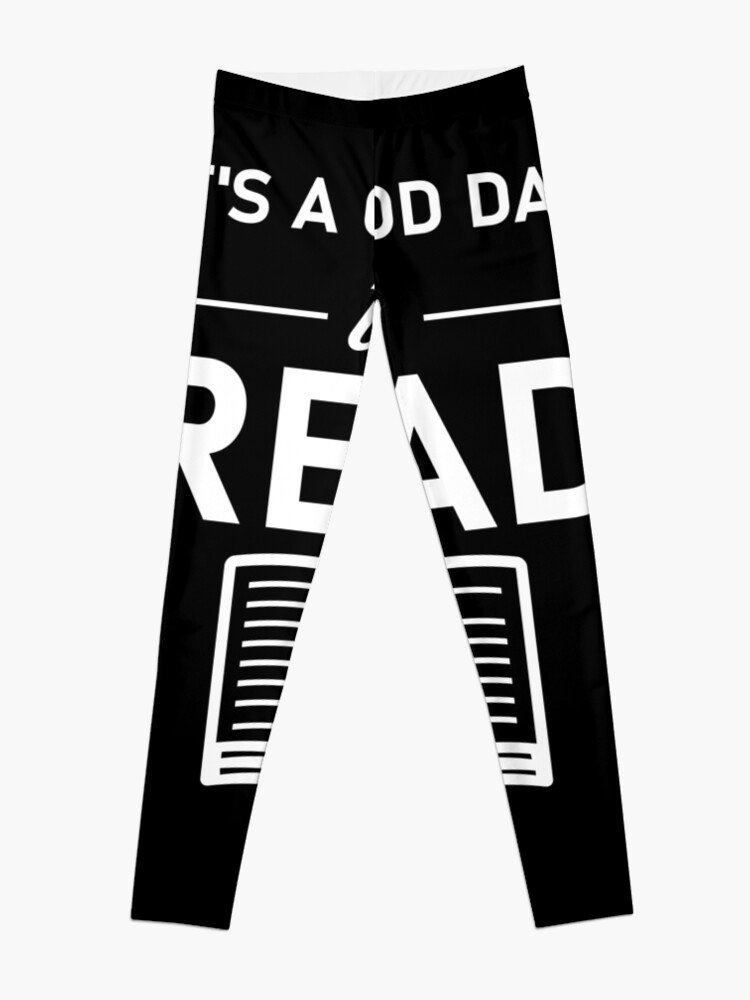 Disover It's A Good Day To Read Bookish Librarian Gift Leggings