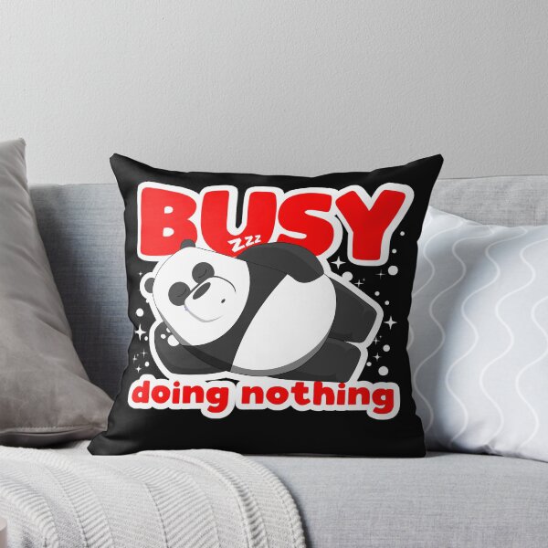 Item preview, busy doing nothing panda cute designed and sold by enigmatyc.
