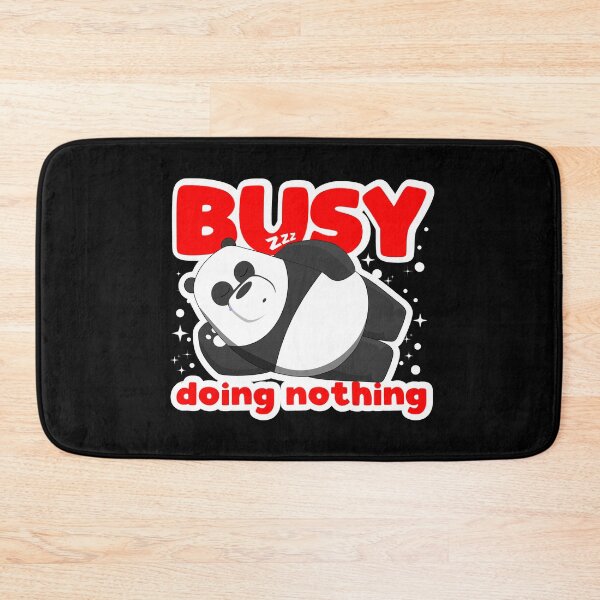 Item preview, busy doing nothing panda cute  designed and sold by enigmatyc.