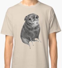 Sweet Black Pug Classic T-Shirt