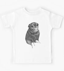 Sweet Black Pug Kids Tee