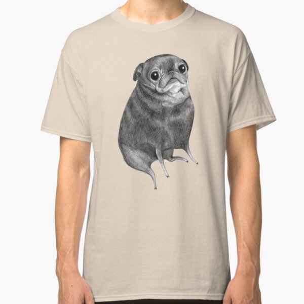 Sweet Black Pug Classic T-Shirt