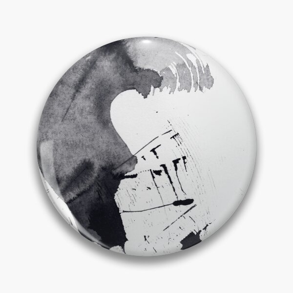 Item preview, ink explorations (032) - black abstract ink painting designed and sold by expl-rations.