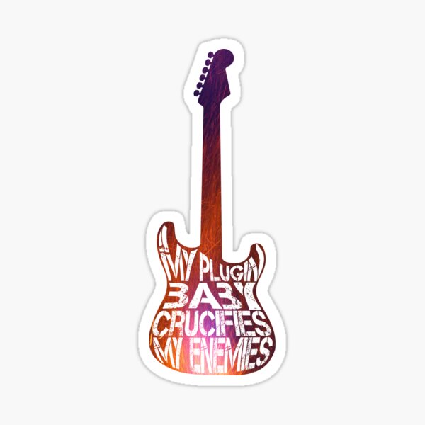 Muse Plugin Baby - guitar Sticker