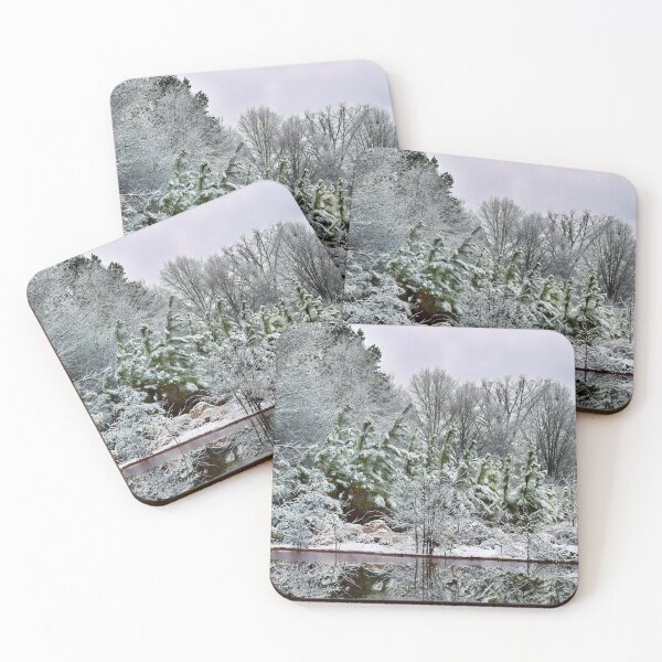 Item preview, Reflecting the Winter Wonderland in a Pool of Water designed and sold by bertsworks300.