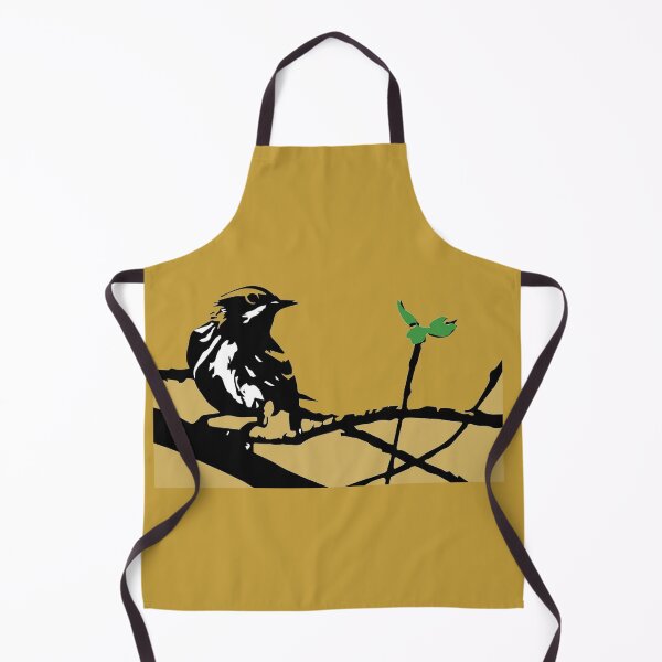 Item preview, Energetic Black-and-white Warbler designed and sold by Rosa Elena Albornoz Mendez.