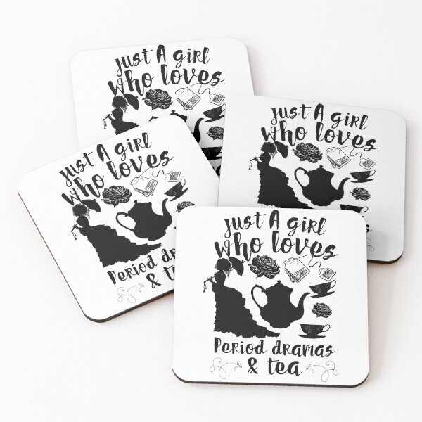 Item preview, Just a Girl Who Loves Period Dramas & Tea  designed and sold by Pinkmagenta.