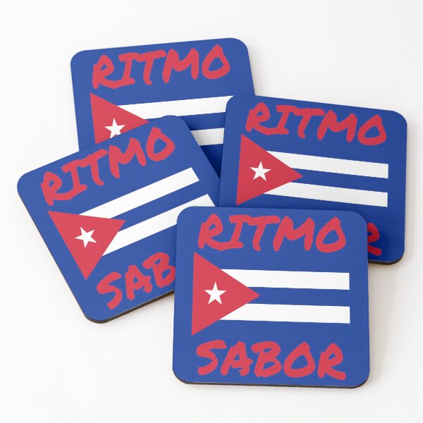 Item preview, Cuba Ritmo Sabor Proud To Be Cuban Flag T Shirt Merch designed and sold by PRINTS2HOT.