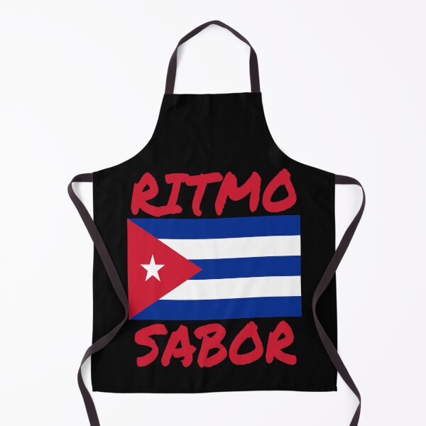 Aperçu de l'œuvre Cuba Ritmo Sabor fier d'être drapeau cubain T Shirt Merch créée et vendue par PRINTS2HOT.