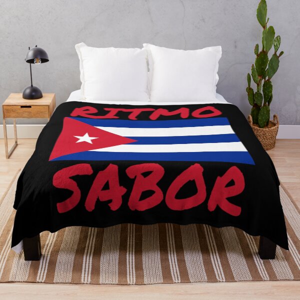 Item preview, Cuba Ritmo Sabor Proud To Be Cuban Flag T Shirt Merch designed and sold by PRINTS2HOT.