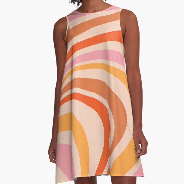 Rebirth of the 70s A-Line Dress