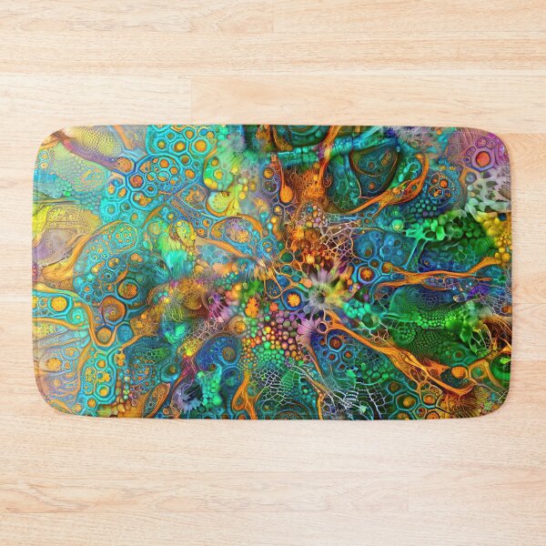 Item preview, Deepdream floral fractalize space abstraction designed and sold by blackhalt.