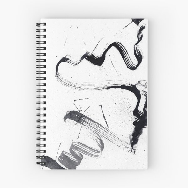 Item preview, ink explorations (033) - abstract black ink painting designed and sold by expl-rations.