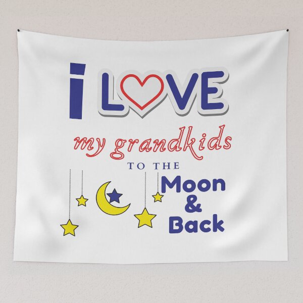 Item preview, amo a mis nietos hasta la luna y de regreso! designed and sold by LoveTreats.