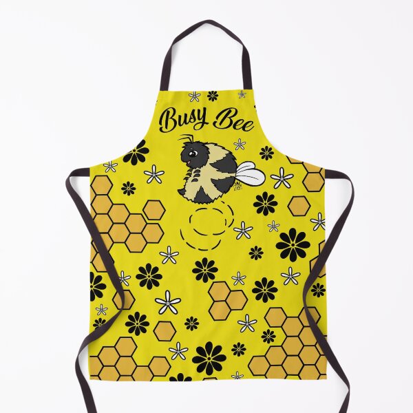 Item preview, Busy Bee apron designed and sold by Ladyrandombox.