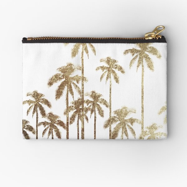 Item preview, Glamorous Gold Tropical Palm Trees on White designed and sold by Blkstrawberry.