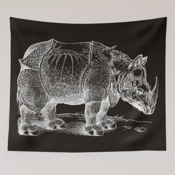 Item preview, The Rhinoceros (Rhino) White designed and sold by shahramroj.
