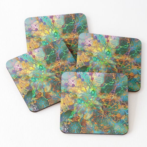 Item preview, Deepdream floral fractalize space abstraction designed and sold by blackhalt.