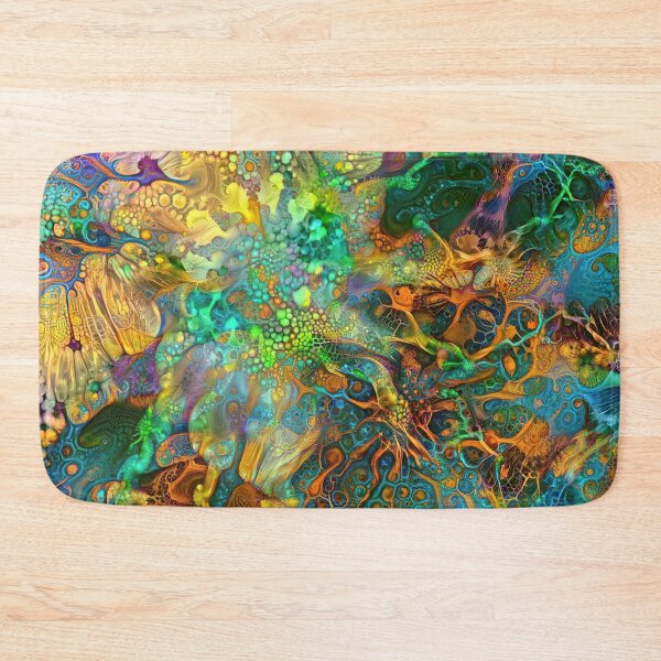 Item preview, Deepdream floral fractalize space abstraction designed and sold by blackhalt.